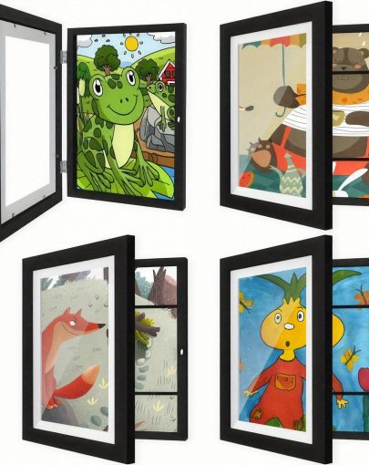 1u002F 2u002F 4u002F 8 Pack Kids Artwork Frames Changeable, 8.5x11in Kids Art Frames Front Opening, Children Art Projects Kids Art Frames Picture Frames For Kids Drawing, Crafts, Photos, Holds 130pcs, Kids Christmas Gifts, Stocking Stuffers